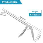 ReeMoo Fish Hook Remover, Premium Stainless Steel Fish Hook Remover Tool - Essential Fishing Pliers, with Strong Jaw Grip and Serrated Teeth, Suitable for All Fishing Environments, 11-1/2 Inches