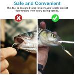 ReeMoo Fish Hook Remover, Premium Stainless Steel Fish Hook Remover Tool - Essential Fishing Pliers, with Strong Jaw Grip and Serrated Teeth, Suitable for All Fishing Environments, 11-1/2 Inches