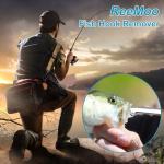 ReeMoo Fish Hook Remover, Premium Stainless Steel Fish Hook Remover Tool - Essential Fishing Pliers, with Strong Jaw Grip and Serrated Teeth, Suitable for All Fishing Environments, 11-1/2 Inches