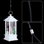 Sumind Strong Clear Picture Hanging Wire Invisible Picture Frame Fishing Wire up to 100 Lbs 656 Feet Monofilament Fishing Line with Aluminum Crimping Loop Sleeves(1 Roll,0.8 mm)