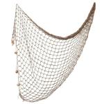 WINOMO Decorative Fishing Net Decor Natural Fish Net Party Decoration Fish Net Decoration for Wall Home Decoration Photographing Accessory, 80x40 inch