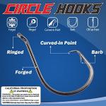 XFISHMAN Circle-Hooks-Fishing-Equipment-Octopus-Hooks-Saltwater-50 Pack #1 –12/0
