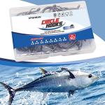 XFISHMAN Circle-Hooks-Fishing-Equipment-Octopus-Hooks-Saltwater-50 Pack #1 –12/0