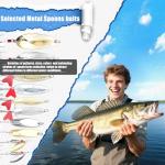 EXAURAFELIS Fishing Gear Fishing Lures All-in-one Tackle Box Minnow Crankbait Spinnerbaits VIB Jigs Hooks Paddle swimbaits Frog Lure Spoon Sinking Lure for Bass Trout Walleye Redfish