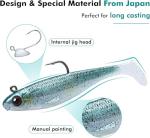 Truscend Soft Lures for Freshwater & Saltwater Fishing