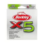 Berkley x5 Braid Superline, Crystal, 15-Pound Break Strength, 164yd Fishing Line, Suitable for Freshwater and Saltwater Environments