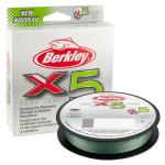 Berkley x5 Braid Superline, Crystal, 15-Pound Break Strength, 164yd Fishing Line, Suitable for Freshwater and Saltwater Environments