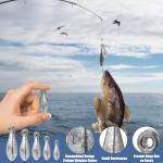 22 Pcs Fishing Weights Sinkers Bank Fishing Lead Sinkers Weights for Saltwater Freshwater Fishing 1 oz, 2 oz, 3 oz, 4 oz, 5 oz
