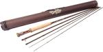 Moonshine Rod Company Fly Fishing Rod with Carrying Case and Extra Rod Tip Section Medium Action, The Drifter II, 4wt 8'6"