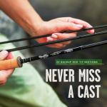 Moonshine Rod Company Fly Fishing Rod with Carrying Case and Extra Rod Tip Section Medium Action, The Drifter II, 4wt 8'6"
