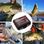 FINOSEAK 48Pcs Drop Shot Weights Set, Slim Pencil Style Lead Fishing Weights Sinkers Kit for Dropshot Rigging 6 Sizes Assorted with Barrel Swivel and Rig Beads