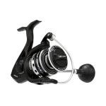 PENN Pursuit IV Inshore/Nearshore Spinning Fishing Reel, Size 5000, HT-100 Front Drag, Max of 20lb, 5 Sealed Stainless Steel Ball Bearing System, Built with Carbon Fiber Drag Washers, Black Silver