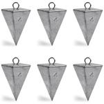 Pyramid Sinkers Fishing Weights Sinkers Saltwater Surf Fishing Weights Pyramid Weights Ocean Saltwater Fishing Gear Tackle 1oz 2oz 3oz 4oz 5oz 6oz 8oz
