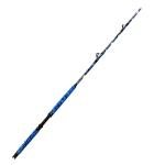 Fiblink Saltwater Fishing Rod 1 Piece Offshore Trolling Rod Big Game Deep Sea Rod 7ft Heavy Duty Blue Camouflage Fishing Pole(50-80lbs)
