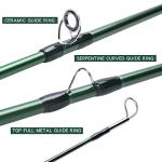 Sougayilang Fly Fishing Rod 4-Piece 9-Feet Lightweight Ultra Portable Fly Fishing Pole for Trout Salmon Sunfish Outfit Travel Fishing-SG4905-Green