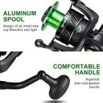 Sougayilang Spinning Reel 13+1 Stainless Steel BB Bait Feeder Carp Fishing Reel for Freshwater and Saltwater-2000