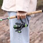 Sougayilang Spinning Reel 13+1 Stainless Steel BB Bait Feeder Carp Fishing Reel for Freshwater and Saltwater-2000
