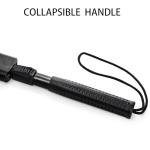 DEAYOU Fly Fishing Landing Net, Soft Rubber Mesh Bass Trout Net with Collapsible Handle and Magnetic Release, Folding Catch and Release Net for Freshwater, Fly Fishing Gear Accessories