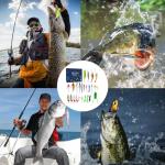 Christmas Fishing Lures Advent Calendar, 24 Days Countdown Gift Set with Tackle Box, Holiday Themed Fishing Gear Assortment for Men, Boys, Teens