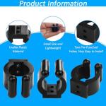 40 PCS Fishing Rod Clips, Wall Mounted Fishing Rod Holders, Billiards Snooker Cue Locating Clip Holder, for Fishing-Rods Billiards Cues Storage Rack