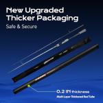 HANDING Pioneer Spinning Rod, Bass Fishing Rod with 24T Carbon Fiber, 7' MF Action M Power Spinning Fishing Rod EVA Handle, TS Ceramic Guides, 2 Pieces