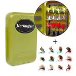 NetAngler Fly Fishing Rod and Reel Combo 4-Piece Fishing Rod 5wt Aluminum Fly Reel 28 Pieces Flies Kit with Free Rod Tip,Backing,and Cloth Carry Bag