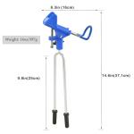 Tripquips Fishing Rod Holders - Upgraded 360 Degree Adjustable Fishing Pole Stand Equipment for Bank, Beach, Gift for Men Equipment(Blue)