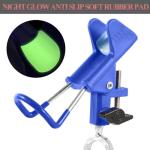 Tripquips Fishing Rod Holders - Upgraded 360 Degree Adjustable Fishing Pole Stand Equipment for Bank, Beach, Gift for Men Equipment(Blue)