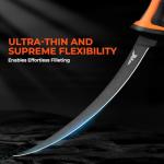 KastKing Ultimate Angler 7" Fillet Knife, Razor Sharp Corrosion-resistant Vanadium Stainless Steel Blade, Fishing Knife Includes Sheath with Sharpener & Line Cutter, EnduraGrip Ergonomic Handle