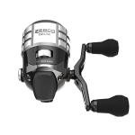 Zebco Delta Spincast Fishing Reel, Size 20 Reel, Right or Left-Hand Retrieve, Pre-Spooled with 6-Pound Zebco Fishing Line, Cool Gray (Clam Packaging)