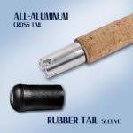 Fiblink Saltwater Fishing Rod Heavy Duty Trolling Rod 2 Piece 6' Conventional Boat Standup Big Game Deep Sea Rod with Roller Guides(50-80lbs)