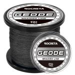 ROCRETA Geode Braided Fishing Line, Super Strong Power Braid Lines for Saltwater and Freshwater Fish 8lb, 150yds，Black