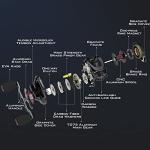 KastKing MegaJaws Baitcasting Reel,7.2:1 Gear Ratio,Left Handed Fishing Reel,New Compact Design,Blacktip