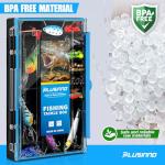 PLUSINNO Fishing Tackle Box, Waterproof Tackle Box Organizer with Removable Dividers,1 Packs /2 Packs Fishing Box Tackle Tray Lure Box and Terminal Tackle Storage