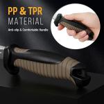 Mossy Oak 3-Piece Fishing Fillet Knife Set with Protective Sheath, Stainless Steel Filet Knives with Non-Slip Handle, Bait Knife for Filleting and Boning, Perfect for Fresh or Saltwater (Brown)