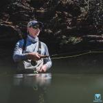 Martin Model 67R Fly Fishing Reel, Single Action, Metal Click Drag, Aluminum Construction, Line Guides, 6-Weight Floating Fly Line, Interchangeable Retrieve, Push-Button Release, Brown/Silver