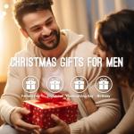 Gifts for Men Him Dad Christmas Stocking Stuffers, Wood Folding Knife, Stocking Stuffers for Men Christmas Birthday, Everyday Carry Knife for Daily Use Camping Hunting Fishing Hiking, EDC Box Cutter