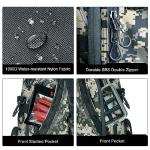 Piscifun Fishing Tackle Backpack with Rod & Gear Holder, Lightweight Outdoor Water-Resistant Fishing Shoulder Storage Bag