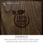 MyGift Fishing Rod Holder, Wall Mounted Burnt Wood Fishing Pole Holders for Garage, Adjustable Vertical Hanging Garage Storage Fisherman Gear Rack Holds 6 Rods, Christmas Gift