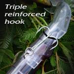 Wondersee Squid Fishing Bait Soft Hard Lures Kit Swimbait Crankbait Jig Simulation Weighted Holographic 4 PCS, Dark Green