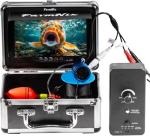 1200TVL Underwater Ice Fishing Camera 7inch LCD Monitor,82ft/25m Cable 10000mAh Battery,Fish Finder with 24pcs Lights Camera.12pcs Infrared,12pcs White Lights,Aluminium Case for Lake,Fish Boat