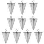 Pyramid Sinkers Fishing Weights Sinkers for Saltwater Fishing Weights Fishing Gear Tackle 1oz 2oz 3oz 4oz 5oz (1oz-10pcs)