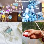 LUSTEMBER Fishing Wire, 1640 ft Clear Fishing Line, Strong Invisible String for Hanging Decorations, Balloons, Crafts, Jewelry Making, Beading, Bracelets and Necklaces