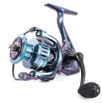 Sougayilang Chameleon Paint Spinning Fishing Reel,Super Powerful Smooth Drag with 11+1 Ball Bearings from 1000 to 4000 Series for Freshwater Saltwater 2000