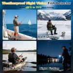 Underwater Fishing Camera, 1080P Undewater Cameras for Fishing with Infrared Night Vision Light, 5" IPS Display Fish Camera with 100ft Cable,Upgraded HD Lens for Ice Lake Boat Kayak Night Fishing