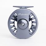 Raprance Fly Fishing Reel 7/8wt - CNC Aluminum Alloy, Ultra-Light, Instant Spool Change Side Button, for Freshwater/Saltwater (Matte Gunmetal Gray)
