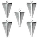Zsrivk Fishing Weights Pyramid Sinkers Kit Bullet Fishing Weights Sinkers for Ocean Saltwater Surf Fishing Gear Tackle 1oz 2oz 3oz 4oz (4oz - 5pcs)