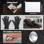 Goture Fillet Knife Fishing Kit,Bait Knife and Filet Knives with Sheath,Sharpening Rod,Fish Lip Gripper,Fishing Pliers,Cutting Board,Gloves,Stainless Steel Soap,Portable Storage Bag,Gifts for Men