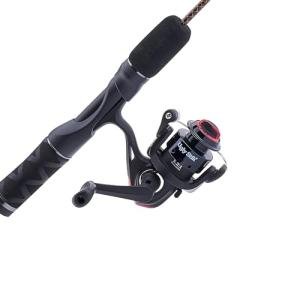 Ugly Stik GX2 Ice Spinning Reel and 32" Fishing Rod Combo, 1-Piece, Graphite and Fiberglass Rod with Clear Tip Design