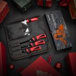 KastKing Intimidator Fillet Knife Set – G4116 German Stainless-Steel Blades, Non-Slip Handle, Includes Folding Fillet Board, Fish Scaler, Rubber-Coated Gloves, Honing Rod, and Durable Storage Bag